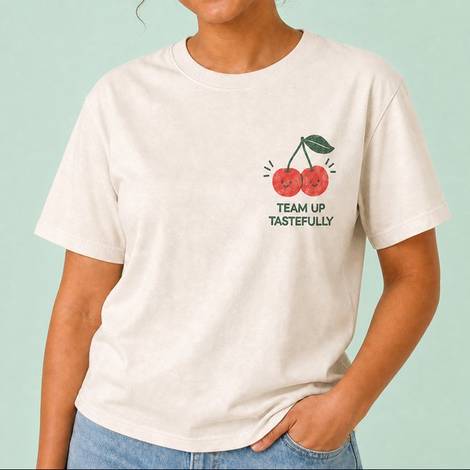 Cherry pocket tee