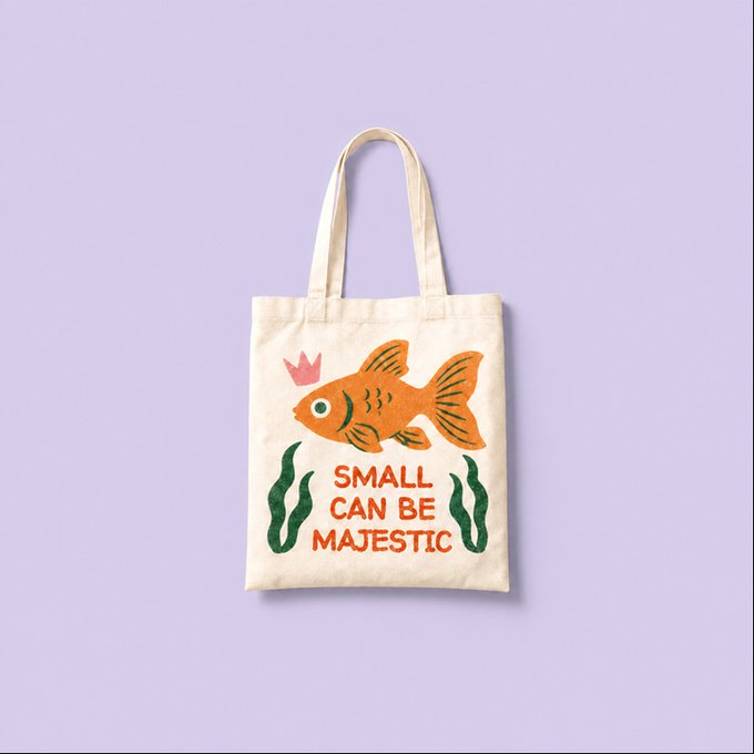 Small Can Be Majestic tote bag