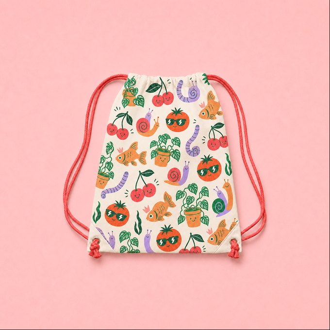 Happy Pattern Bag